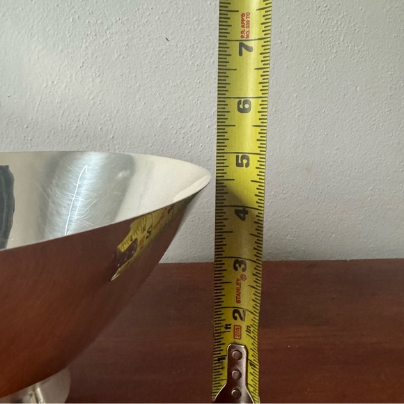 Mid Century Atomic Vintage Gorham Silver Plate Salad Bowl - Picture 3 of 5